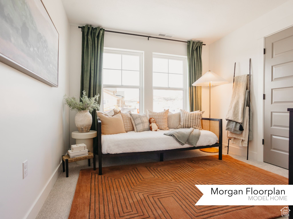 Bedroom featuring baseboards