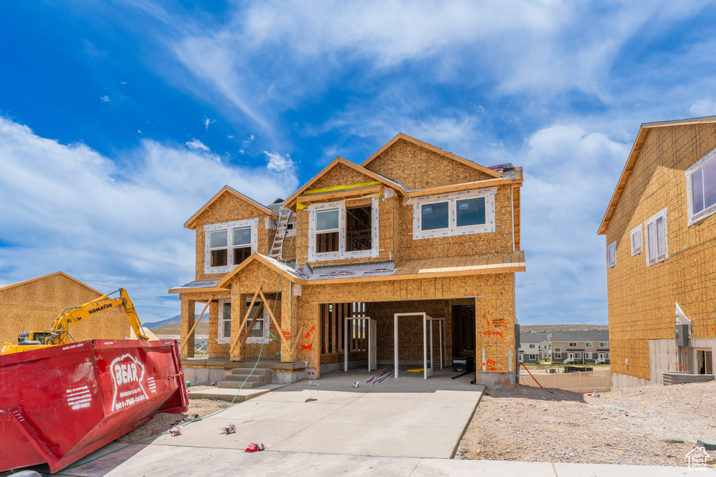 Property under construction featuring driveway