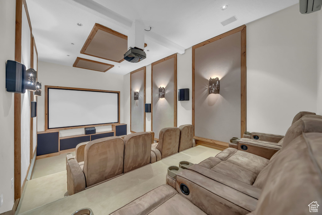 View of home theater