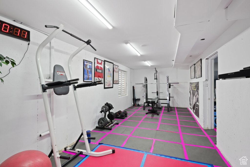 View of workout room