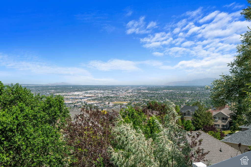 Water view with a mountainous background