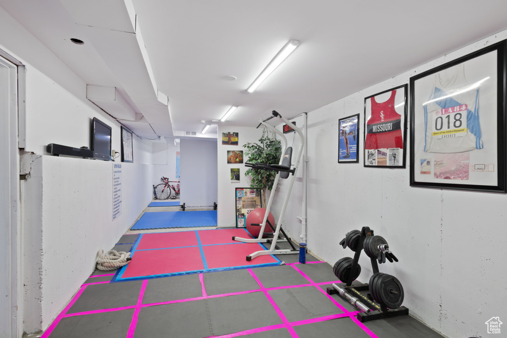 View of exercise room