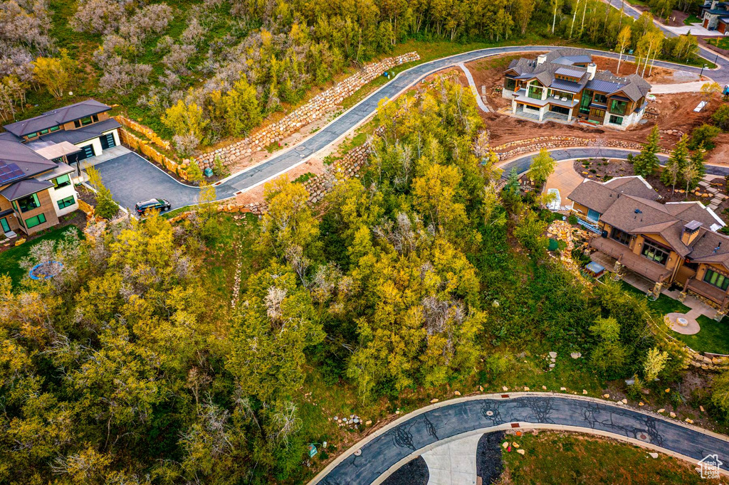 Aerial view of property and surrounding area