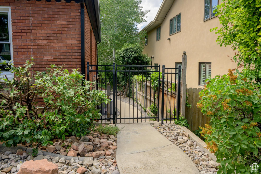 View of gate