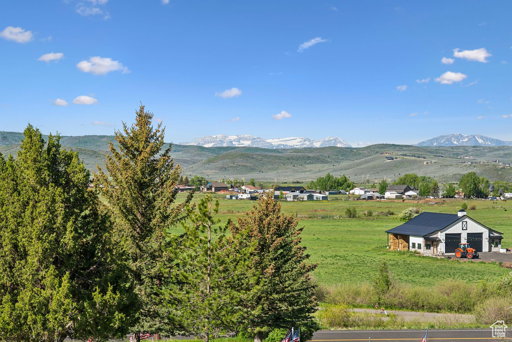 View of mountain backdrop