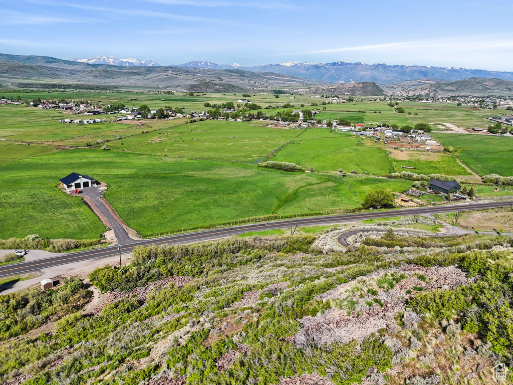 View of rural area with mountains