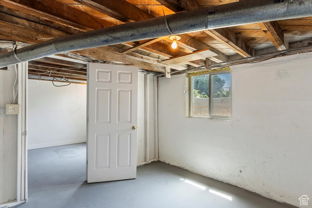 View of basement