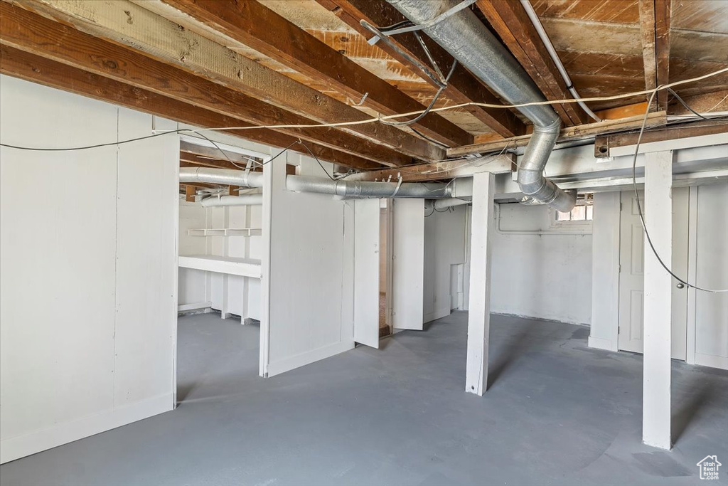 View of basement