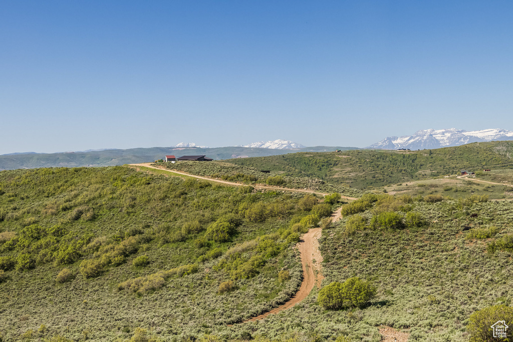 View of mountain backdrop