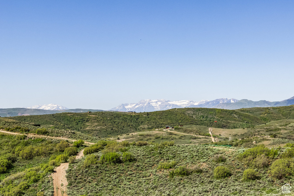 View of mountain background