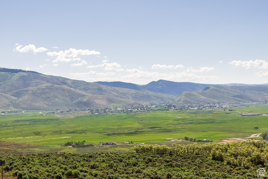 View of mountain background