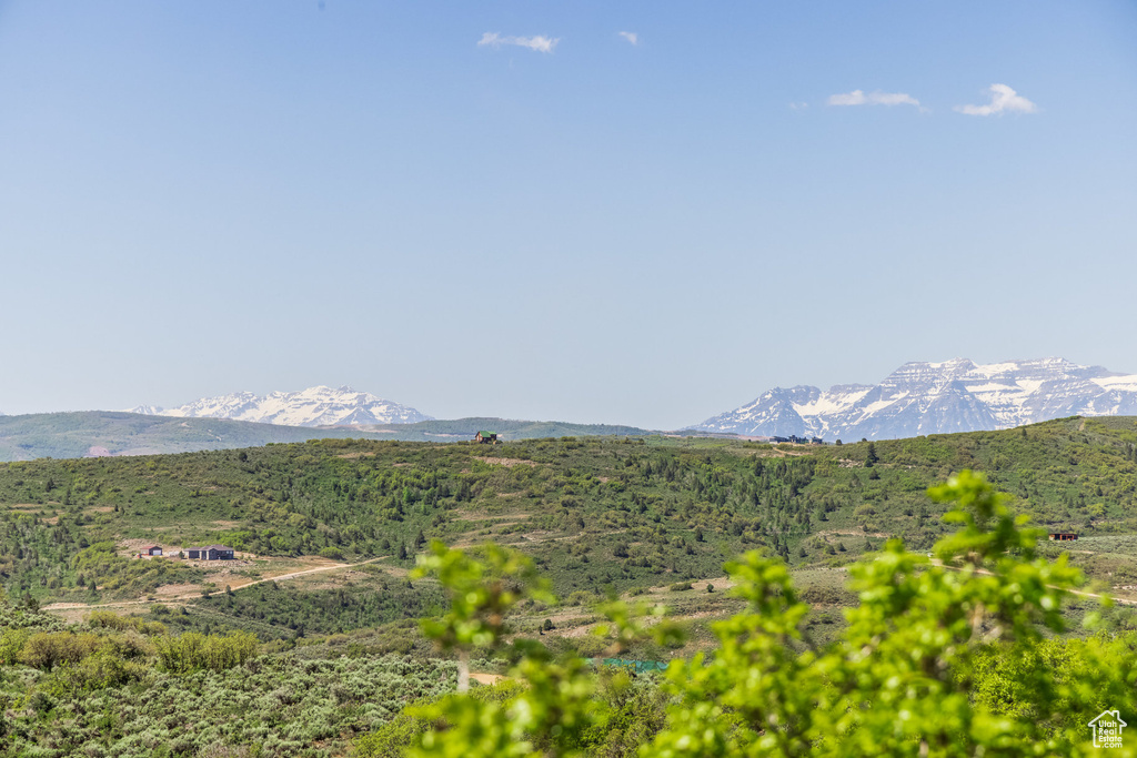 View of mountain backdrop
