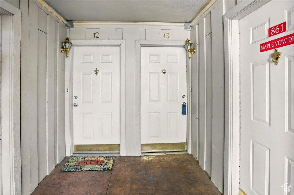 View of entrance to property