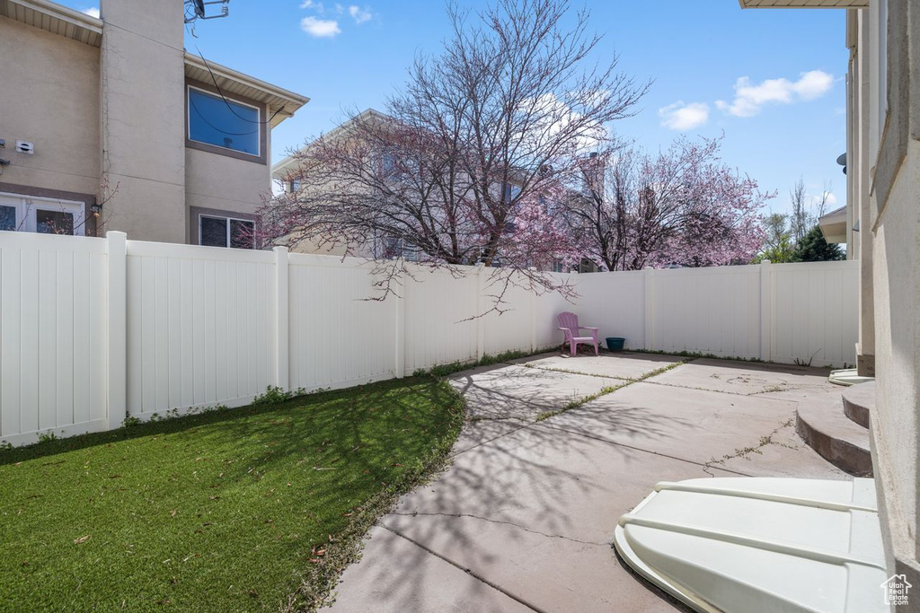 View of patio / terrace featuring a fenced backyard