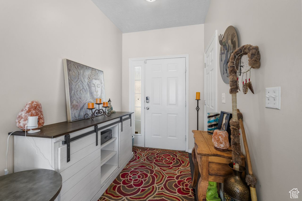 View of entrance foyer