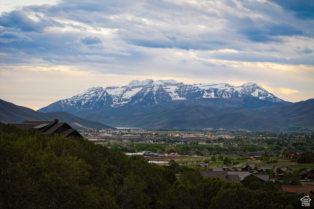 View of mountain background