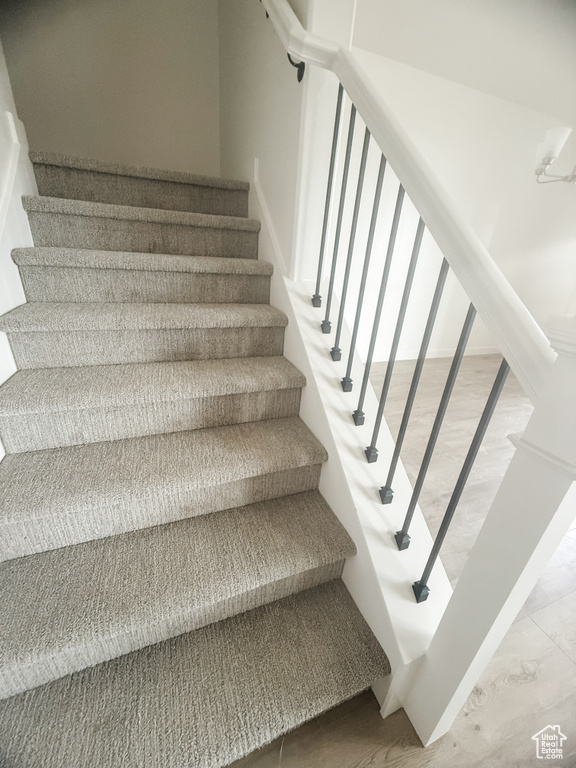 View of stairway