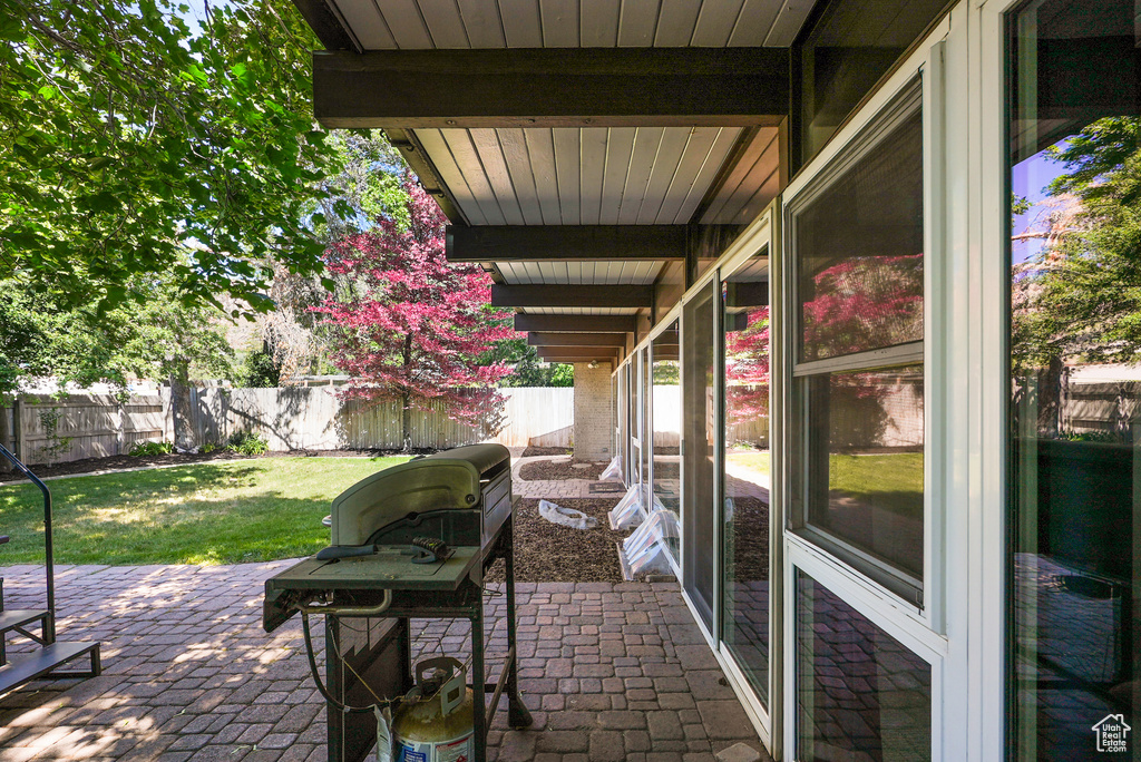 View of patio