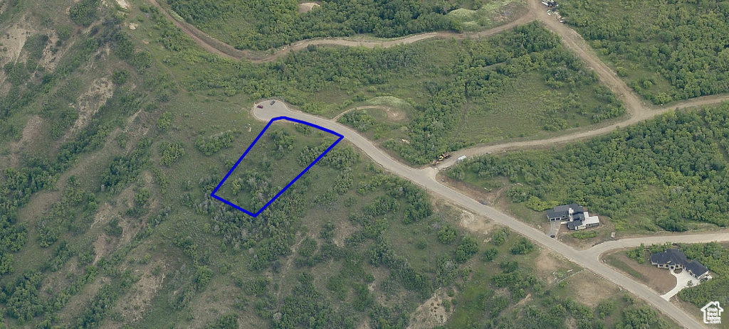 Map of property location with property parcel outlined