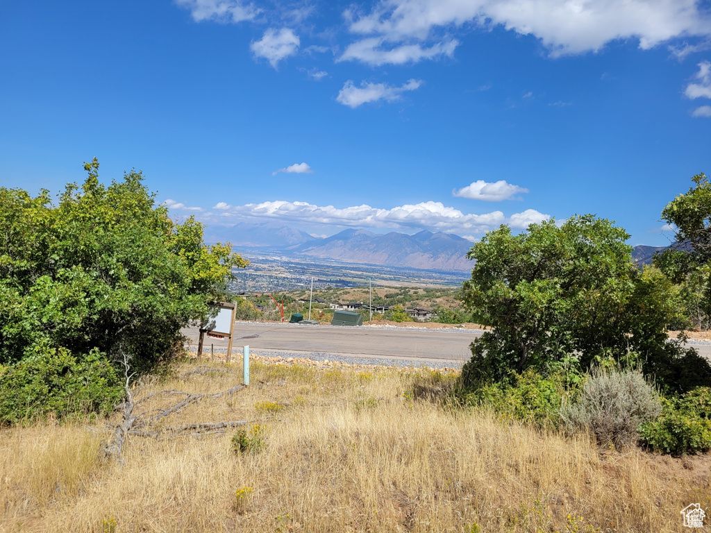 View of mountain backdrop