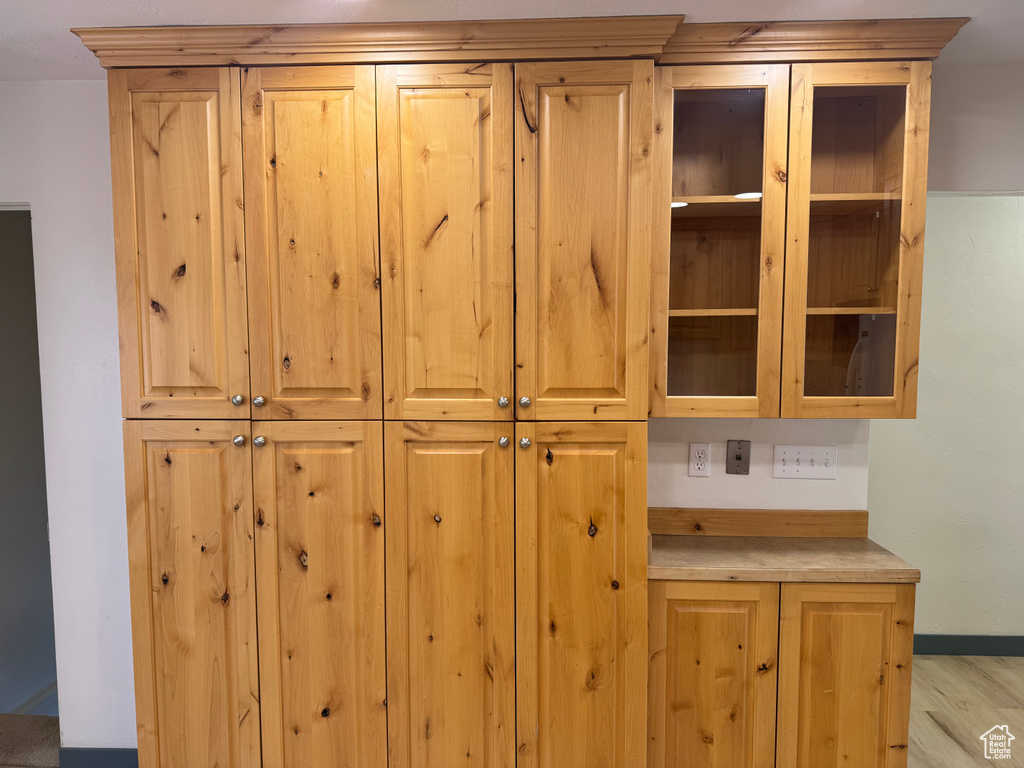 Detailed view of wood finished floors