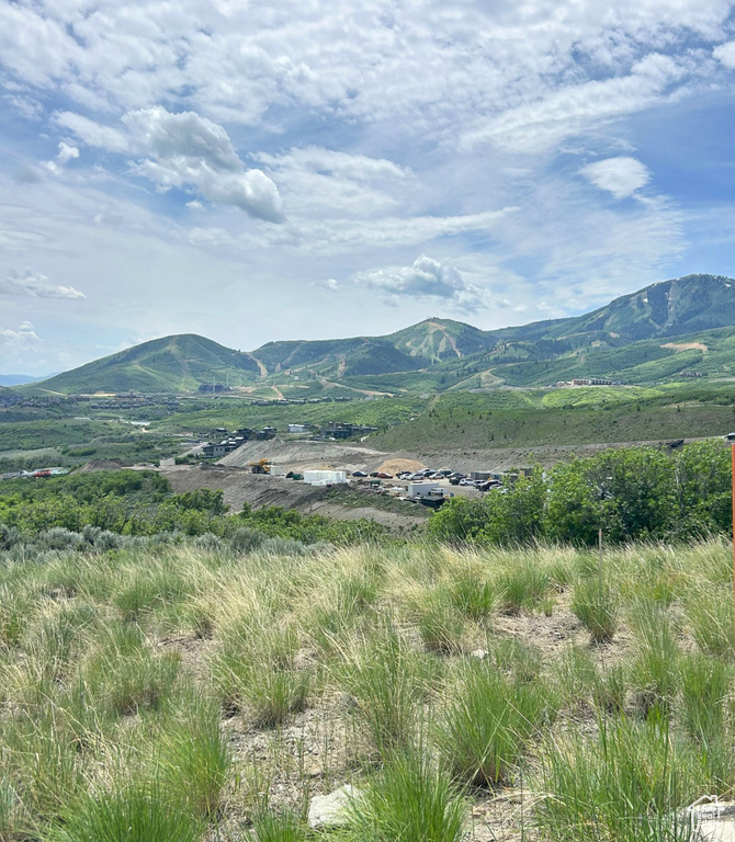 View of mountain backdrop