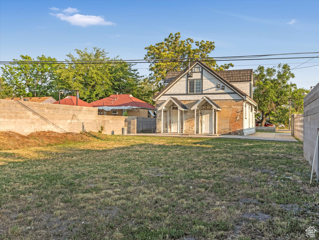 View of rear view of house
