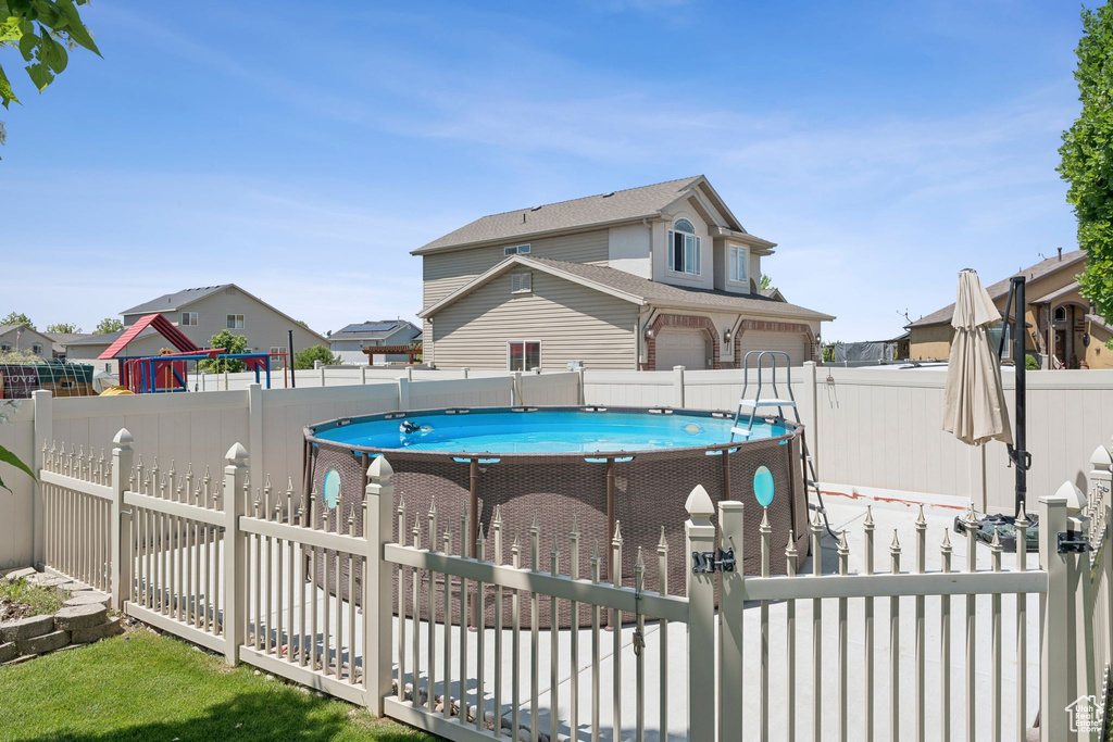 View of pool