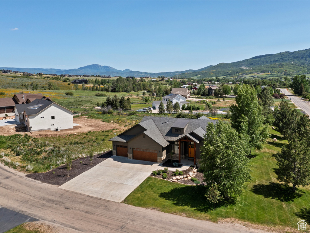 View of mountain backdrop