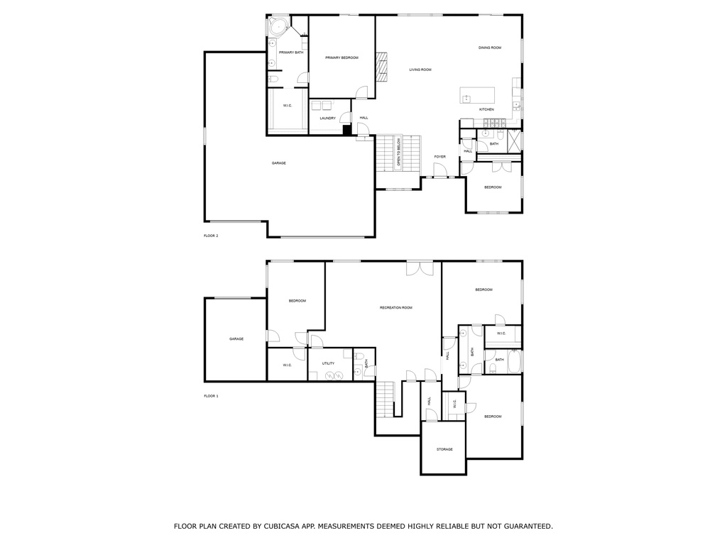 View of home floor plan