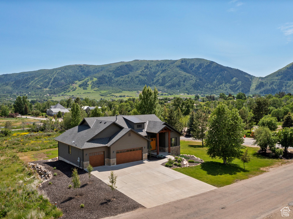 View of mountain backdrop