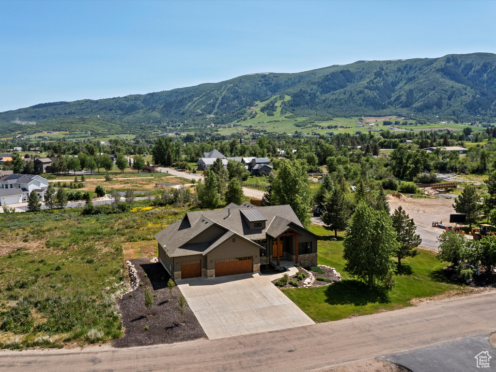 View of mountain backdrop