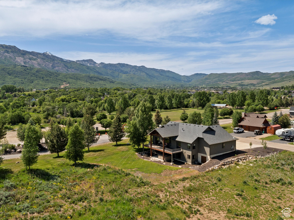 View of mountain backdrop