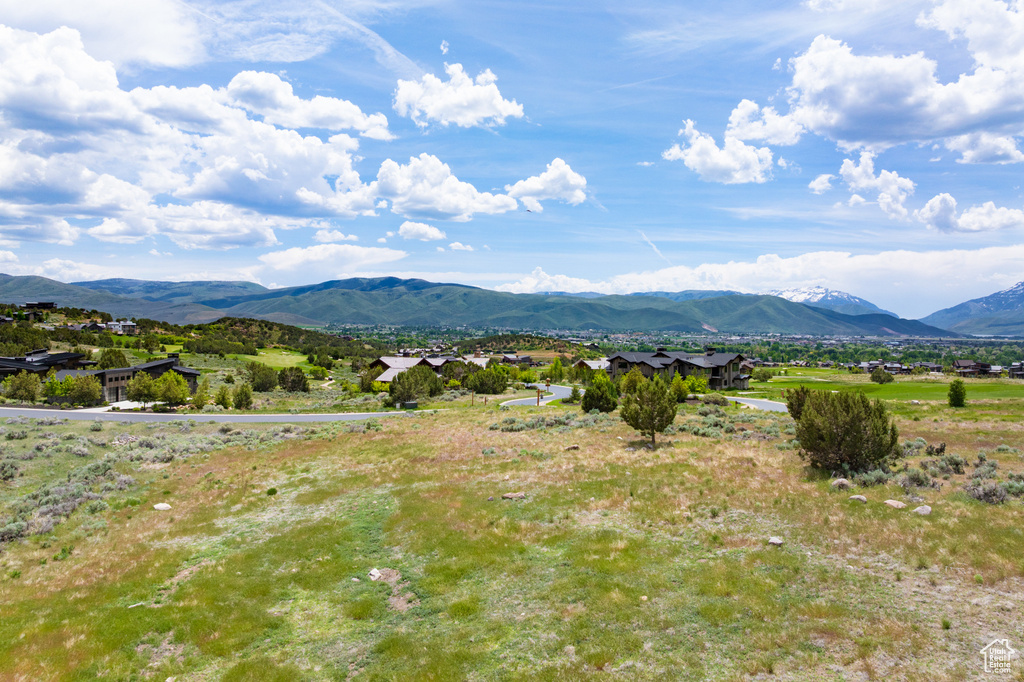 View of mountain background