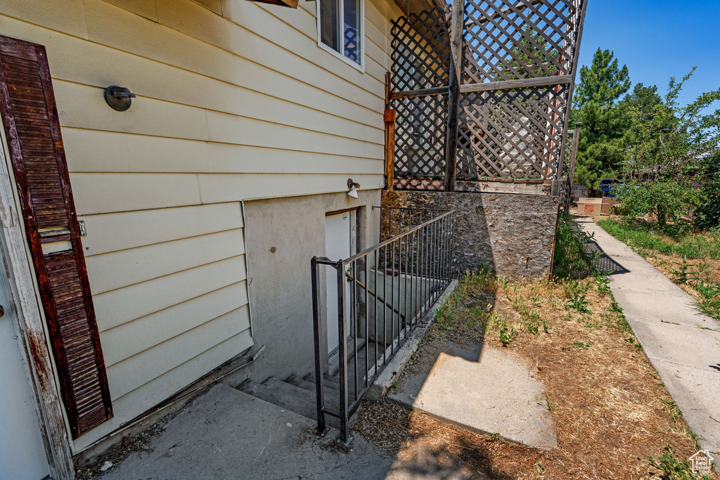 View of entrance to property