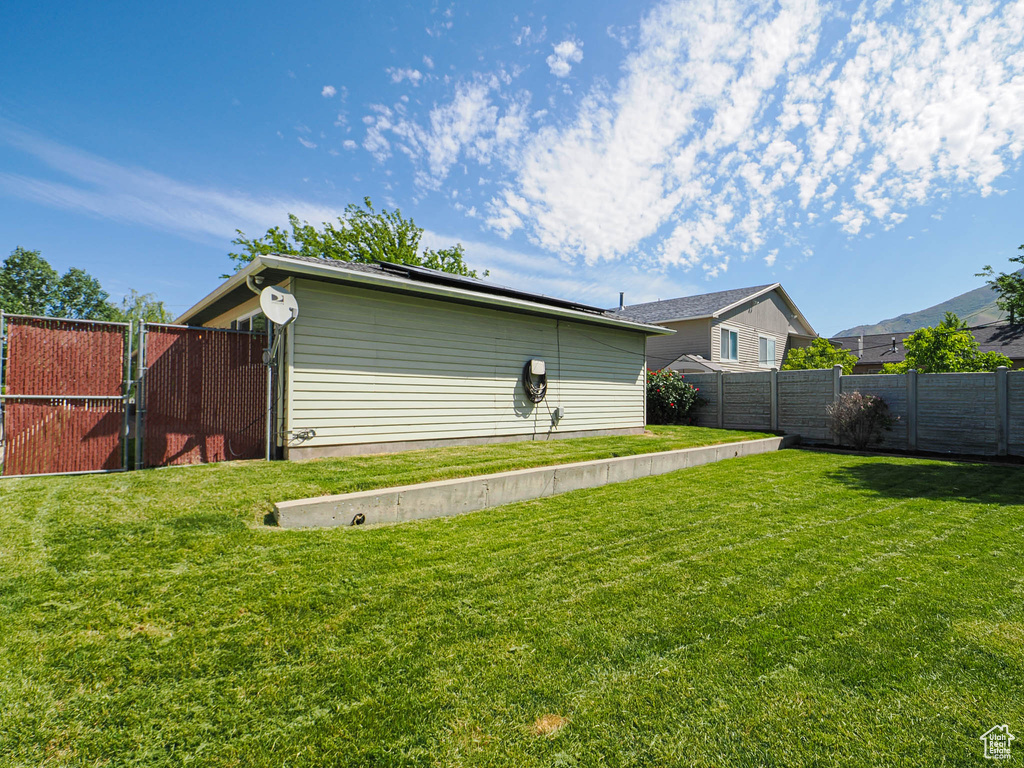 View of back of house