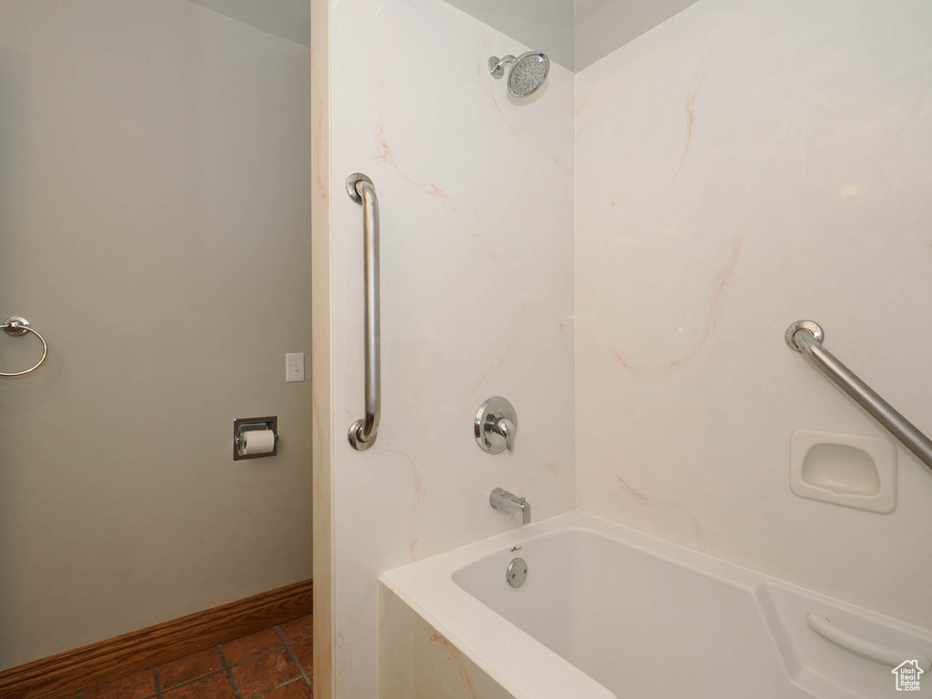 Full bathroom featuring bathtub / shower combination