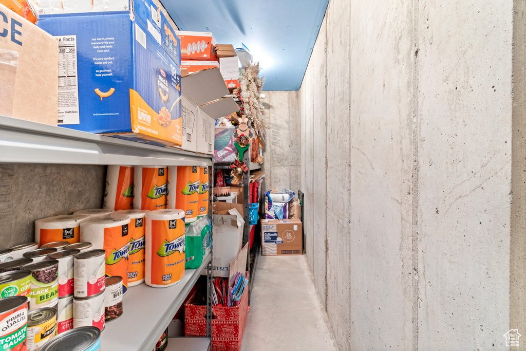 View of storage area