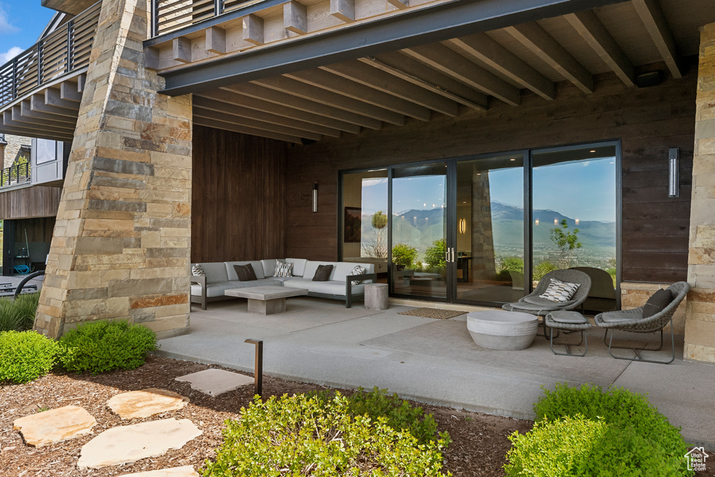 View of patio