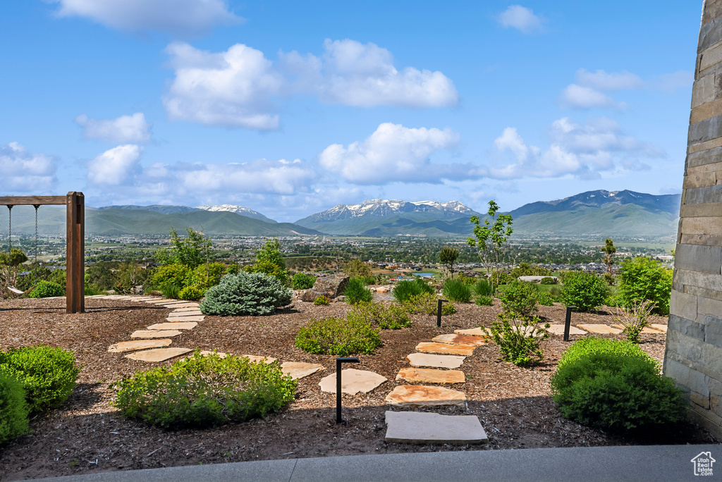 View of mountain backdrop