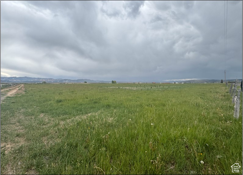 View of undeveloped land with rural landscape