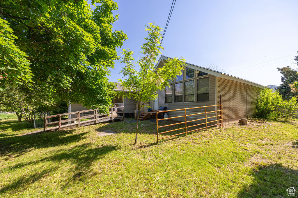 View of yard