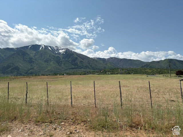 Mountain view featuring rural landscape