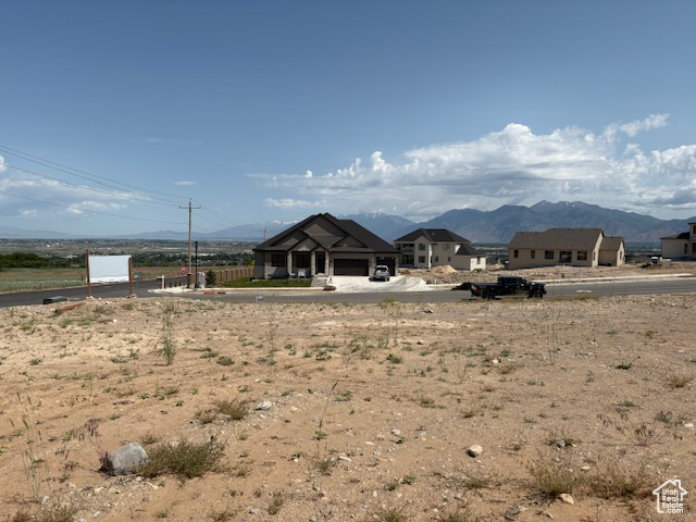 View of mountain background