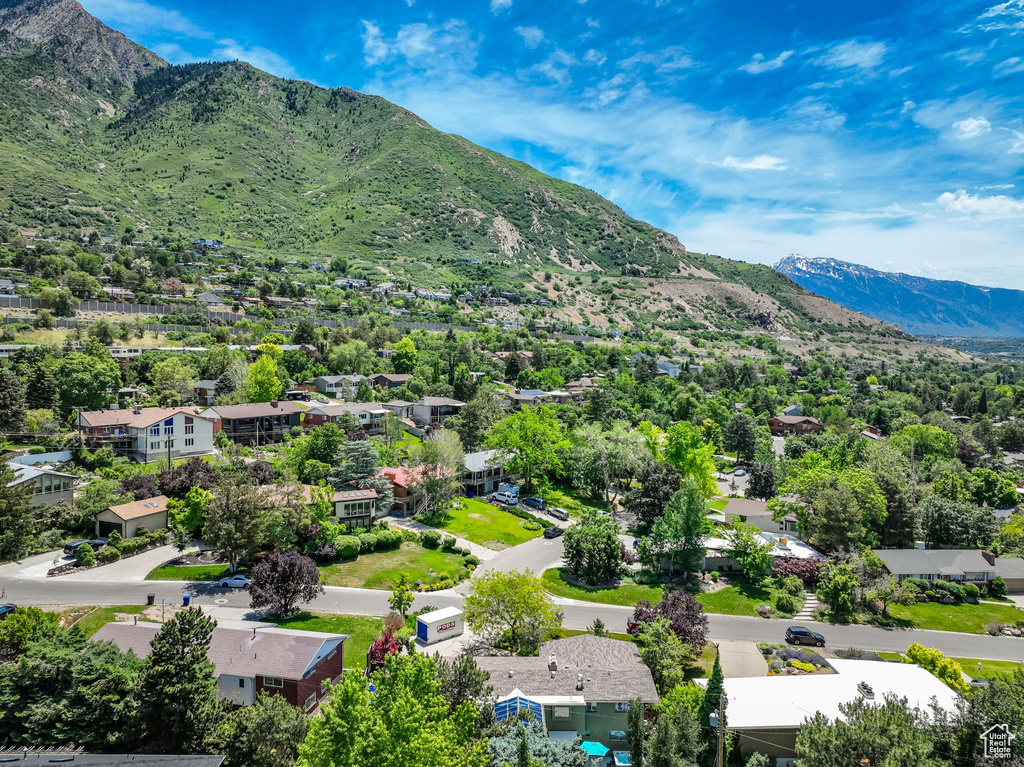 Aerial view of mountains