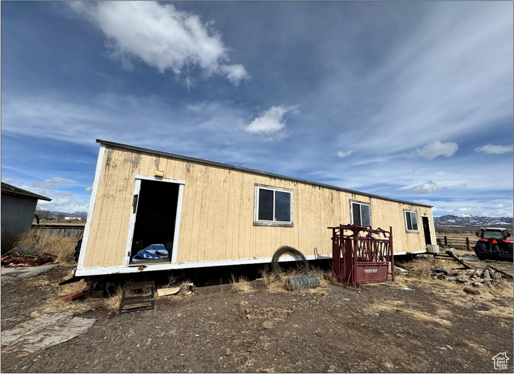 View of back of property