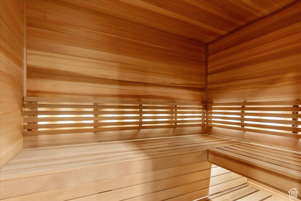 View of relaxing sauna