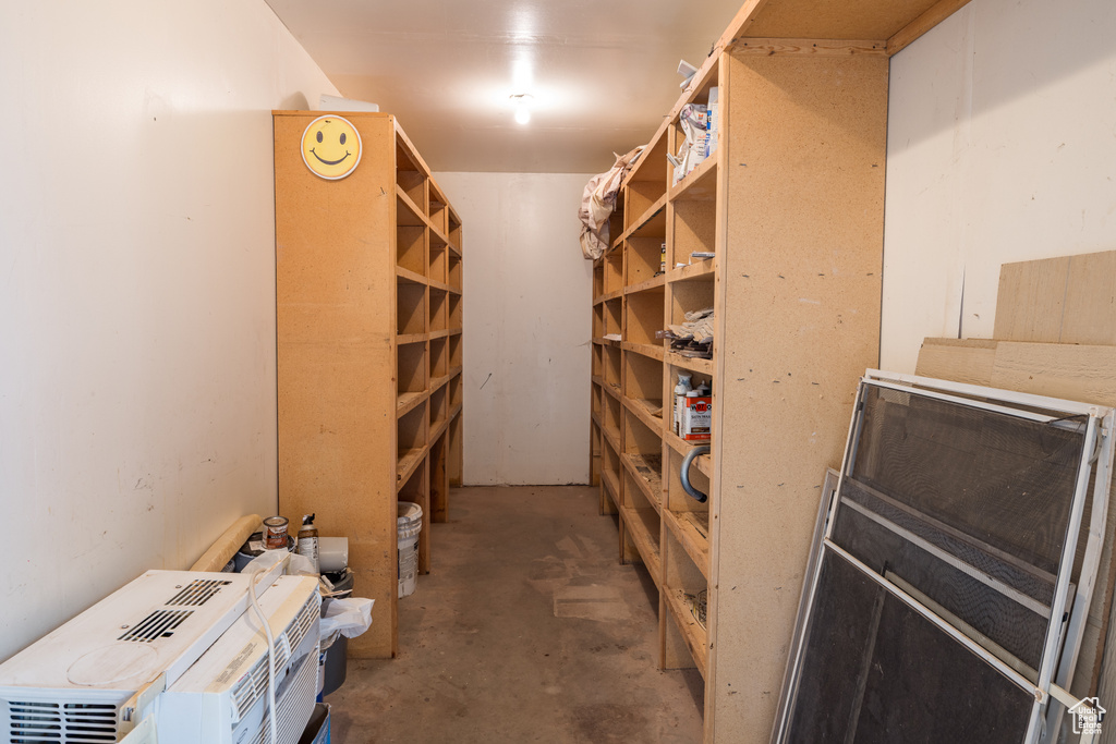 View of storage room