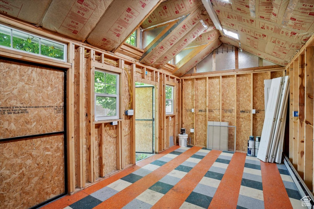 View of storage area
