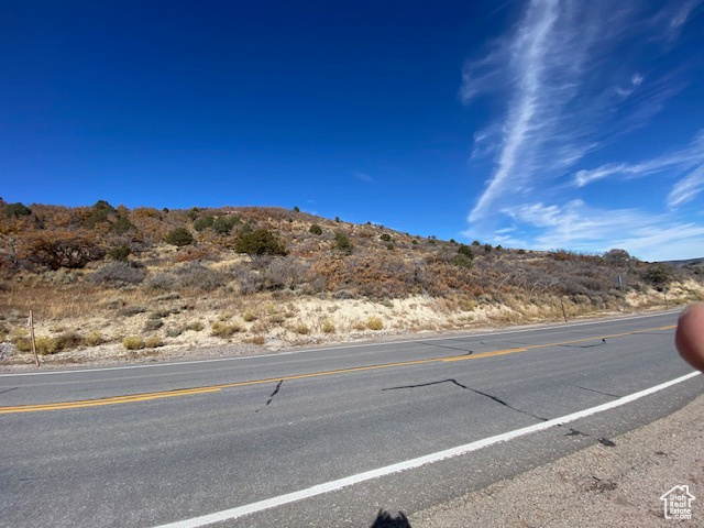 View of asphalt road
